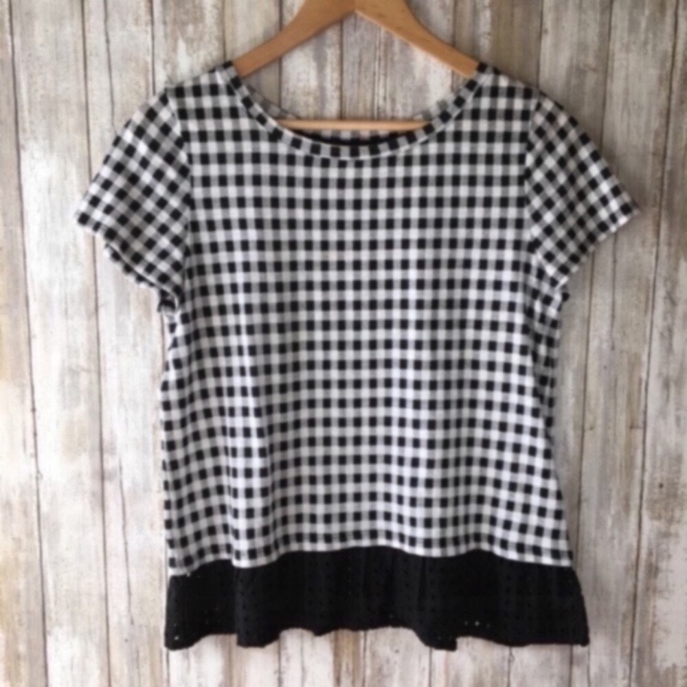 Talbots Gingham Blouse
